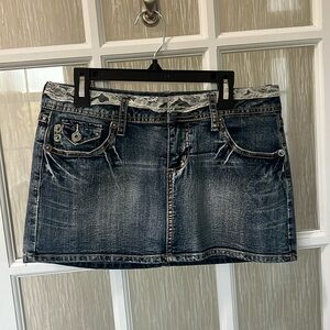 YMI Jean Mini Skirt